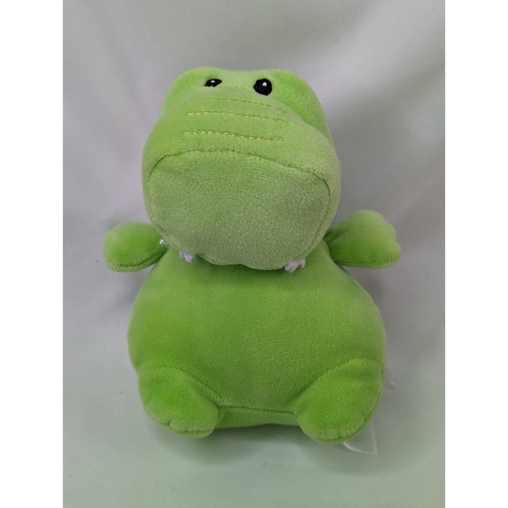 Animal Adventure Green Dinosaur Plush Round 6 Inch 2019 Stuffed Animal Toy
